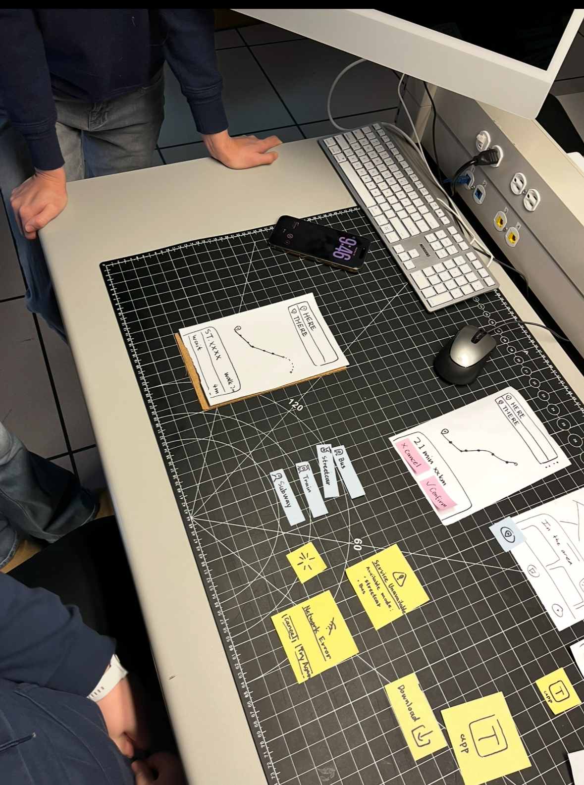 Here we relized that we needed to make more pages and buttons